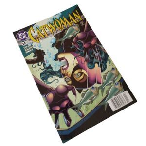 CATWOMAN THE RAZORS EDGE June VTG 1996 DC Comics Book Batman Hellbound Dixon‎